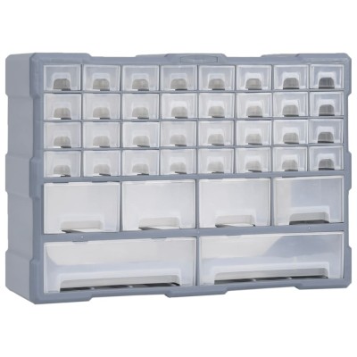 vidaXL Organizator cu 38 de sertare, 52 x 16 x 37,5 cm 147578 foto