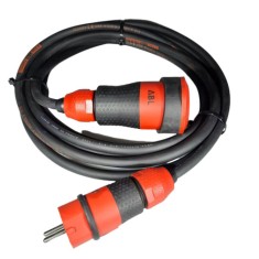 Cordon prelungitor 7.5 metri Titanex H07RN-F cablu cauciucat 3G2.5 16A 230V IP54 rezistenta sporita la impact