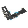 Mufă &Icirc;ncărcare iPhone 7 Plus Neagră - Flex &Icirc;nlocuire Port Dock Conector