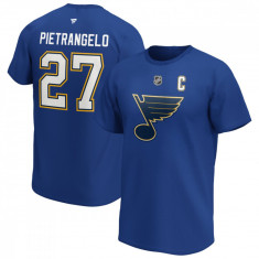 St. Louis Blues tricou de bărbați Alex Pietrangelo #27 Iconic Name &amp; Number Graphic - XL