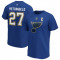 St. Louis Blues tricou de bărbați Alex Pietrangelo #27 Iconic Name &amp;amp; Number Graphic - S