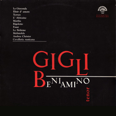 VINIL Beniamino Gigli &amp;lrm;&amp;ndash; Recital - VG+ - foto