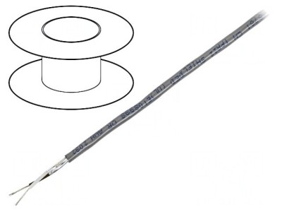 Cablu ecranat 1x2x22AWG Cu 152m foto