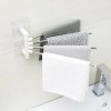 Suport Prosoape Autoadeziv Metalic Baie Bucatarie Dormitor, Montare Fara Gaurire, Design Elegant, Capacitate 3kg