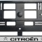 Set 2 bucati, suport numar inmatriculare Citroen