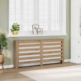vidaXL Mască pentru calorifer stejar artizanal 149x20x82 cm lemn