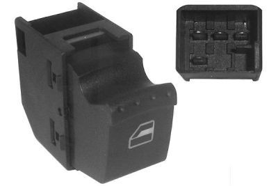 Comutator geam Skoda Fabia (6y), 04.2000-03.2007, cu 1 buton, Aftermarket foto