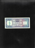 Antilele Olandeze Curacao 5 gulden 1984 seria0030931137 unc