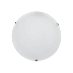 Plafoniera Tesera Alb 1xE27 60W