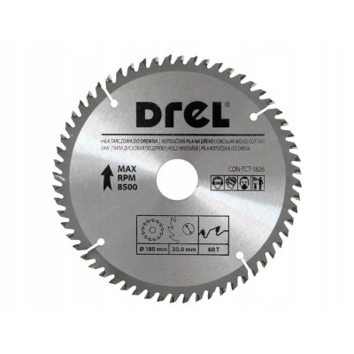 Disc circular vidia, 60 dinti, 180 mm,&amp;nbsp;Drel foto