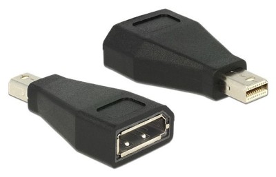 ADAPTER MINI DISPLAYPORT 1.2 STECKER &amp;gt; DISPLAYPORT BUCHSE SC 65238 DELOCK foto