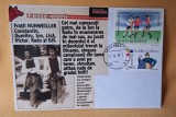 Istoria fotbalului - Suporter - fan zone - echipa de fotbal DINAMO Bucuresti, fratii NUNWEILLER, plic, intreg postal