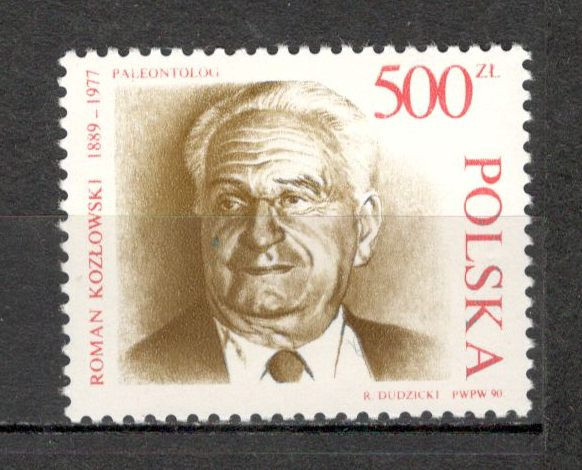 Polonia.1990 100 ani nastere R.Kozlovski-paleontolog MP.239