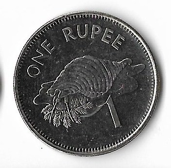 Moneda 1 rupee 2010 - Seychelles foto