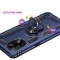 Husa Oppo Find X2 Pro Plastic antishock Inel Albastru