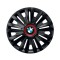 Set 4 capace roti Negre Cu Inel Rosu Royal R16 pentru gama auto BMW
