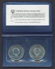 IUGOSLAVIA █ SET COMPLET COMEMORATIV FAO DE MONEDE █ 10 + 10 Dinara █ 1983 █ UNC, Europa