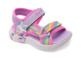 Cumpara ieftin Sandale SKECHERS mov, UNICORN DREAMS, din material textil