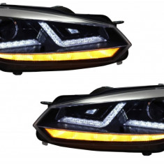 Faruri Osram LED VW Golf 6 VI (2008-2012) Crom LEDriving Semnal Dinamic Performance AutoTuning