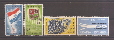 Africa de Sud 1960 - Cea de-a 50-a aniversare a Unirii Africii de Sud, MNH foto