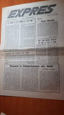 ziarul expres august 1990-articol despre mineriada din 13-15 iunie foto