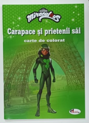 CARAPACE SI PRIETENII SAI , CARTE DE COLORAT , 2020 foto