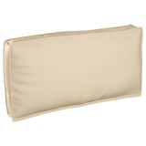 Pernă pentru palete Bej 120x60x12 cm - Fabricată din Oxford