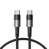 Cablu USB-C la USB-C Tech-Protect UltraBoost, 60W PD, 3A, 25cm, Incarcare Rapida si Transfer Date, Gri
