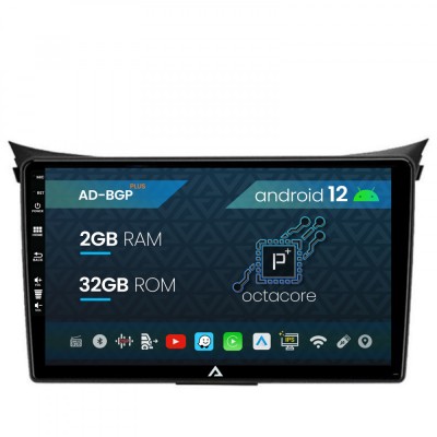 Navigatie Hyundai I30 (2012-2016), Android 12, P-Octacore 2GB RAM + 32GB ROM, 9 Inch - AD-BGP9002+AD-BGRKIT216V2 foto