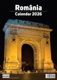 Calendar Rom&acirc;nia 2026, 31x42cm 12 file