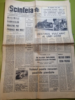 scanteia 10 ianuarie 1968-combinatul siderurgic galati,clujana,grenoble foto