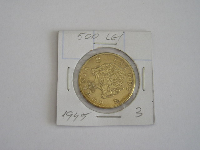 M1 C10 - Moneda foarte veche 79 - Romania - 500 lei 1945