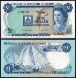 !!! X. X. RAR : BERMUDA - 1 DOLAR 1982 - P 28 b - UNC
