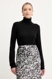 Silvian Heach pulover SESIN culoarea negru, light, cu guler, GPA25036LU