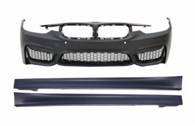 Bara Fata cu Praguri Laterale BMW Seria 3 F30 F31 Non LCI &amp;amp; LCI (2011-2018) M3 Sport EVO Design Performance AutoTuning foto