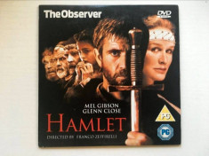 *DD- DVD film HAMLET, cu Mel Gibson, Glenn Close, regia de Franco Zeffirelli foto