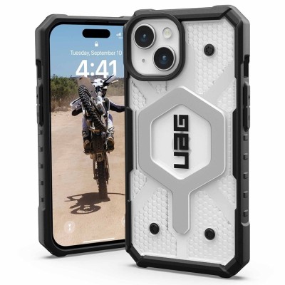 Husa iPhone 15 Plus UAG Pathfinder MagSafe, Ice foto
