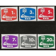 Gibraltar 1976 - Porto, serie neuzata