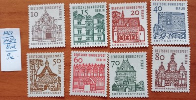 BERLIN-1964&amp;#039;&amp;#039;PEISAJR-Serie de8v MNH- NESTAMP. -vezi scan foto