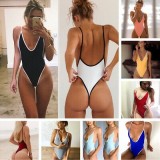 Costum de Baie Babydoll Teddy Monokini Body Costum de Apa Spate Gol, Alb, Albastru, Bleu, Galben, Gri, Negru, Orange, Rosu, Roz, Visiniu, L, M, S, XL