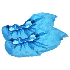 Set 100 bucati botosi protectori de unica folosinta pentru incaltaminte, albastru