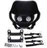 Carena Moto Enduro cu Far, Negru - MX_NEW AW2507