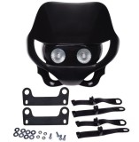 Carena Moto Enduro cu Far, Negru - MX_NEW AW2507