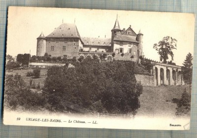 AD 120 C. P. VECHE -URIAGE-LES-BAINS -LE CHATEAU -FRANTA foto