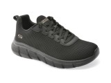 Cumpara ieftin Pantofi sport SKECHERS negri, BOBS B FLEX, din material textil