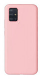 Huse silicon antisoc cu microfibra interior Samsung Galaxy A51 , Roz, Husa