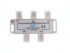 Splitter CATV coaxial (antena tv) 4 porturi 1000 MHz, SPLT-FC/4-WL