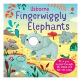 Carte Fingerwiggly Elephants, Interactiv, Elefanti, Copii Prescolari, Gauri Decupate
