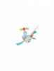 Jucarie Lemn de Impins Goki Foca Acrobat, 18 luni+, 19 cm