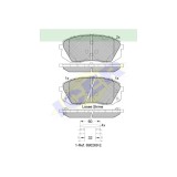 Set placute frana Icer 181826201, parte montare : Punte Fata